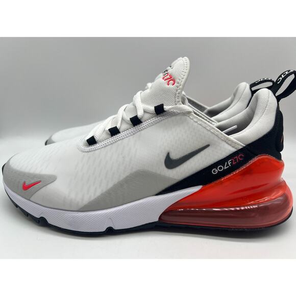Nike Air Max 270 Golf White Red Men\'s Size 9.5 CK6483-103 New (Grade B) main image 13